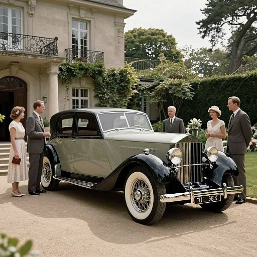 1920s Vintage Luxury Lifestyle Scene