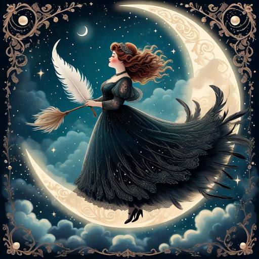 Whimsical Gothic Fairy Tale Illustration