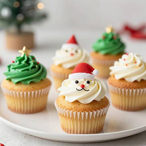 Festive Christmas Party Cupcakes