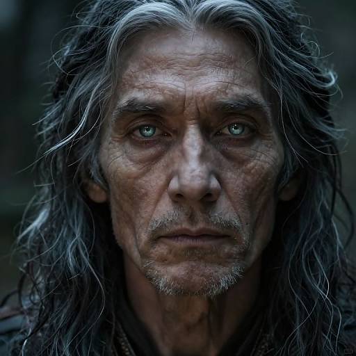 Photorealistic Portrait of Ancient Mystic