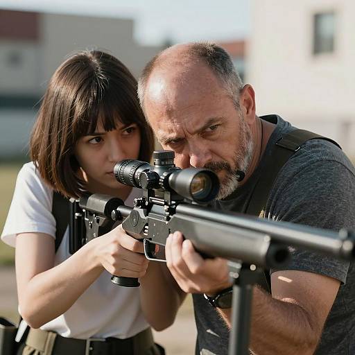 Sniper Duo in Urban Setting