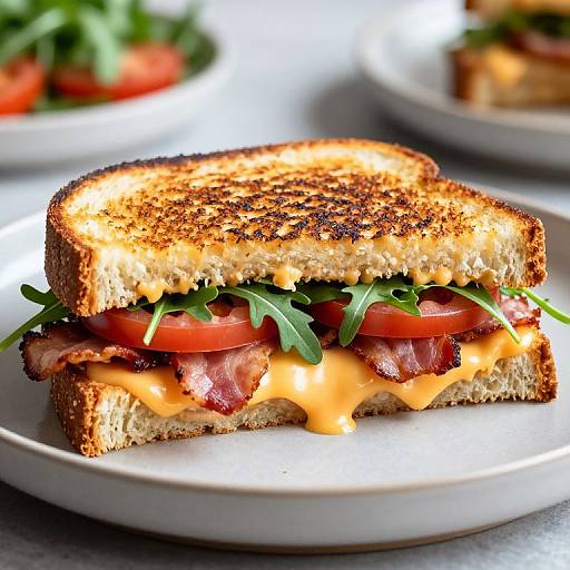 Cheesy Canadian BLT Grilled Cheese