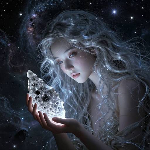 Celestial Enigma with Lunar Shard