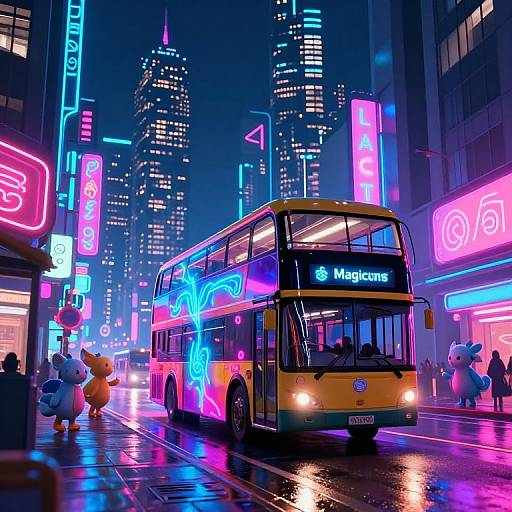 Magicbus in Neon Urban Fantasy