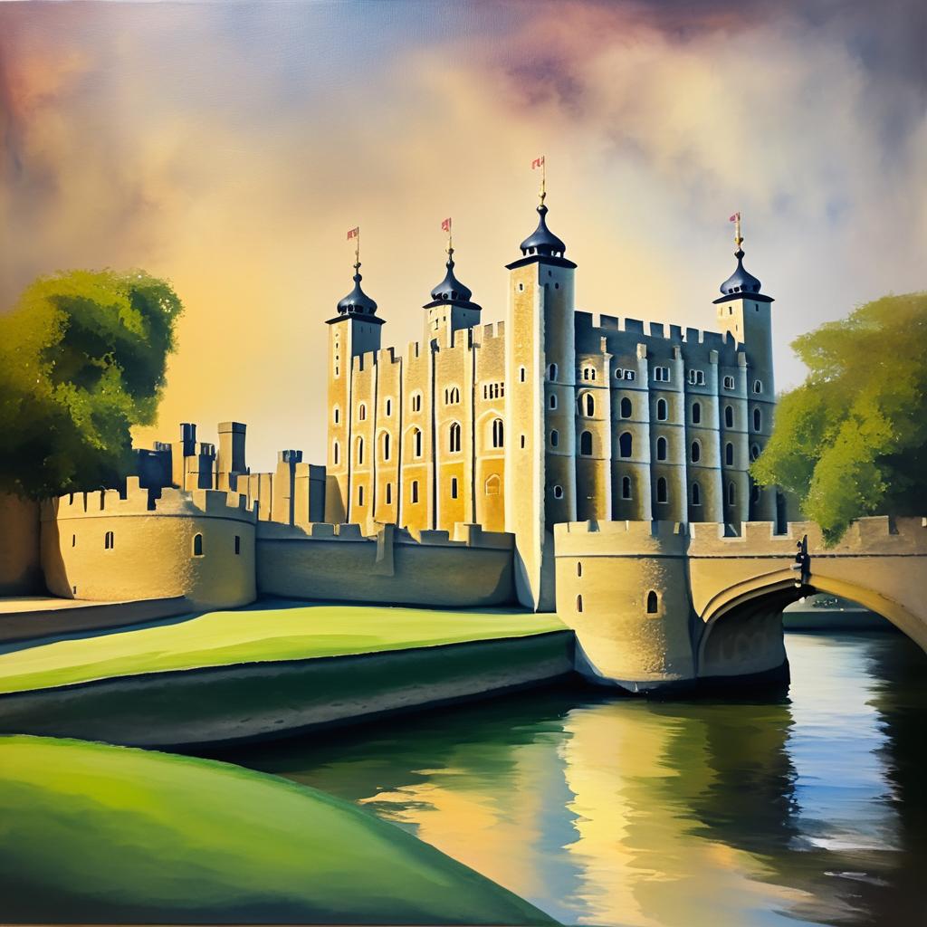 Tower of London in Degas Style