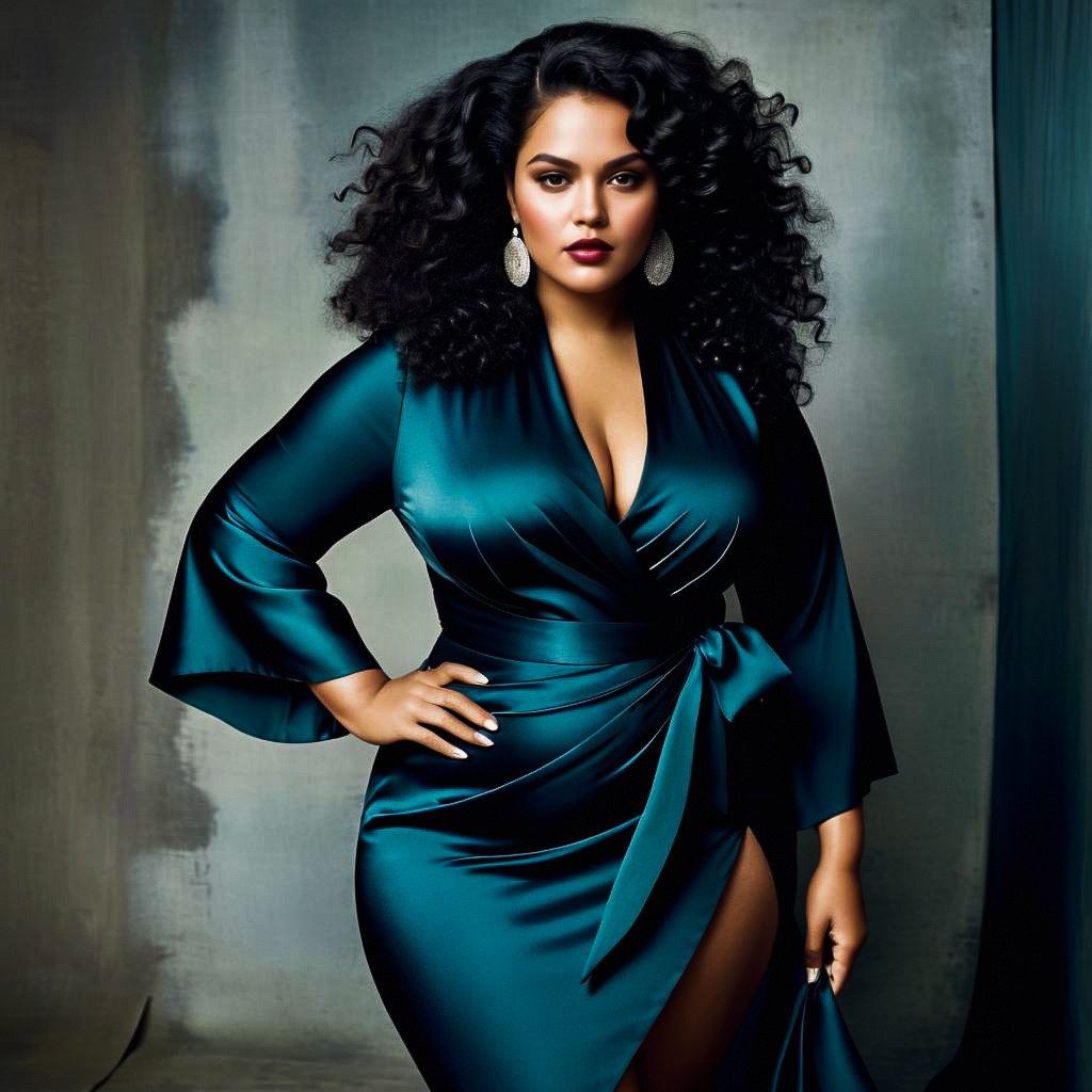 Curvy Beauty in W Magazine Style