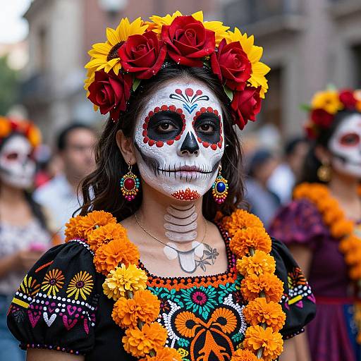 Vibrant Day of the Dead Celebration