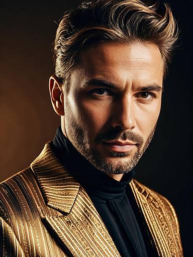 Trendy Modern Fashion Headshot