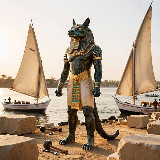 Sobek Armored Crocodile God of Protection