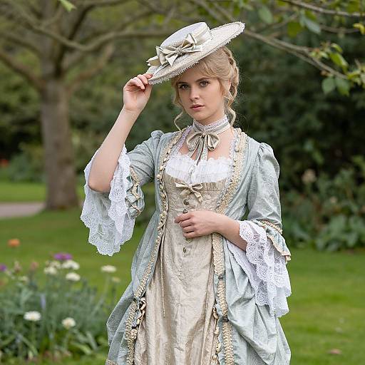Victorian Tea Party Costume Portrait