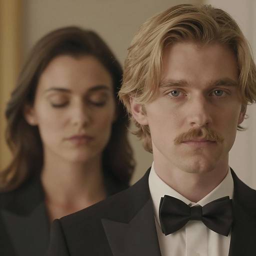 Elegant Couple in Formal Attire