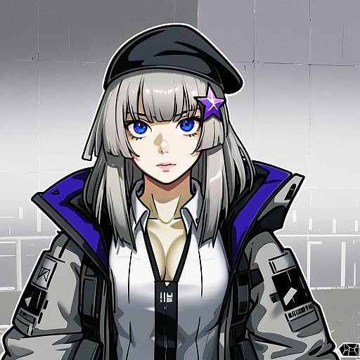 Illustration of Aa-12 (girls' frontline), girls' frontline in the style of Kurogarasu