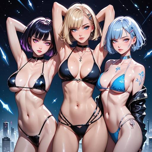 Futuristic Playful Gender Swap Scene