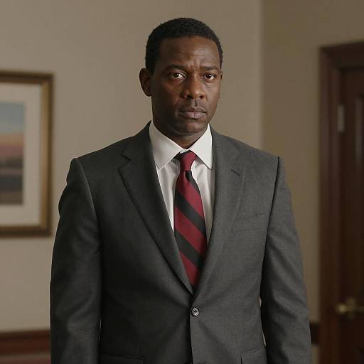 African American Man in Formal Suit
