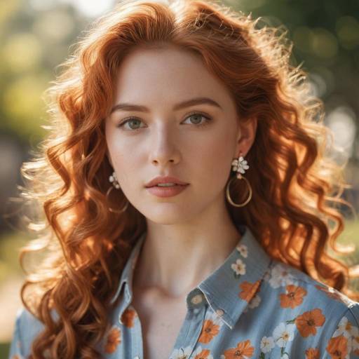 Sunlit Solo Portrait of a Girl