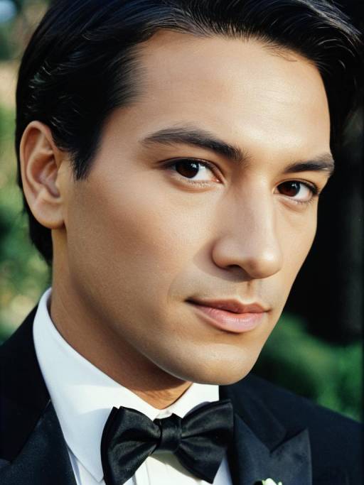 Man in Wedding Tuxedo Close-up