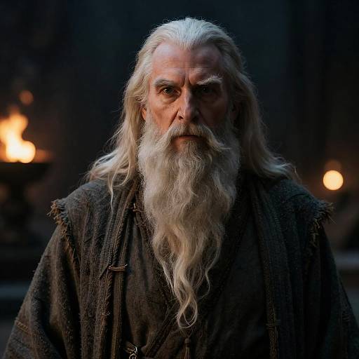 Realistic Ancient Wizard Portrait