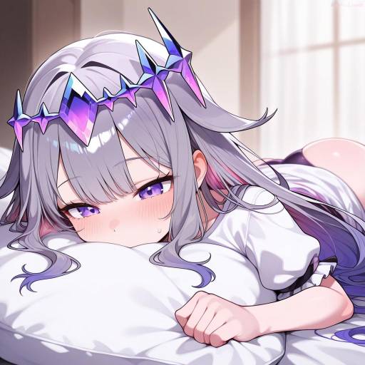 SFW Virtual Youtuber with Multicolored Hair