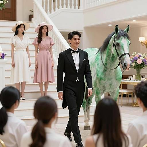 Elegant Gathering with a Colorful Twist