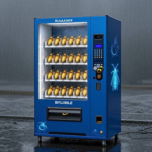 Futuristic Blade Runner Vending Machine