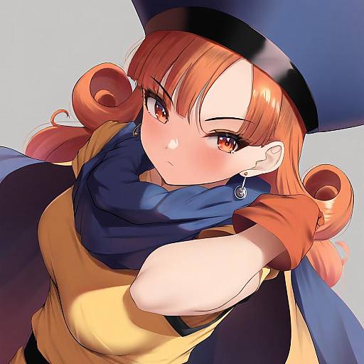 Illustration of Alena (dq4), dragon quest in the style of Dearonnus