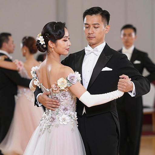Elegant Formal Dance with Stunning Attire