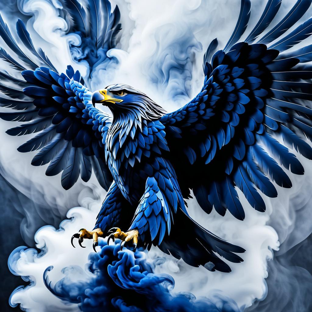 Captivating Smoke Eagle Artistry