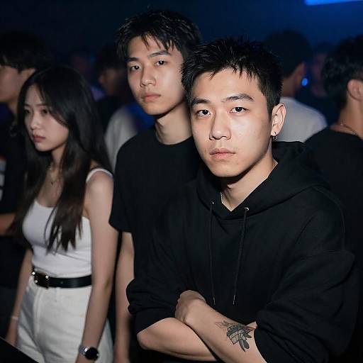 Nightclub Scene with Young Adults