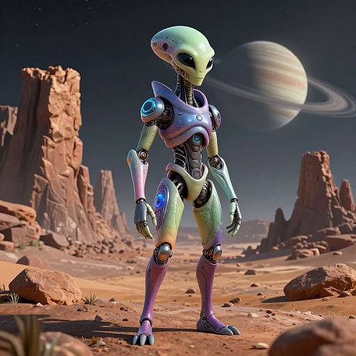 Fantastic Cybernetic Alien Avatar Generator