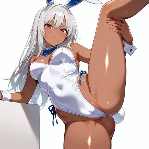 Elegant Playboy Bunny in Cowboy Shot Elegant Playboy Bunny in Cowboy Shot