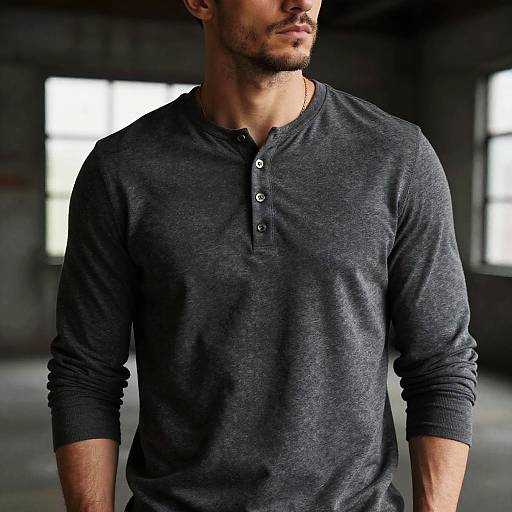 Moody Industrial Rugged Fashion Portrait