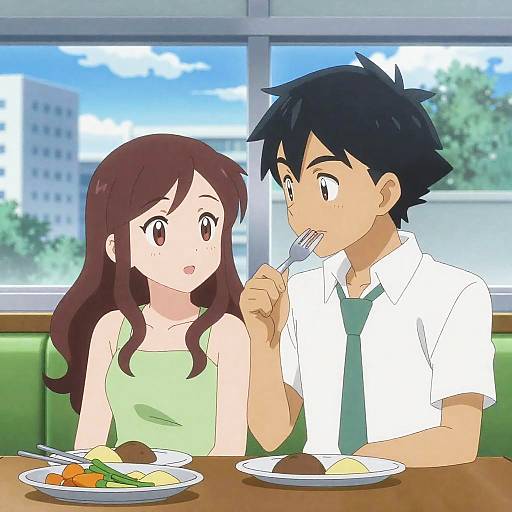 Hearthome Date: Chloe and Goh Romance