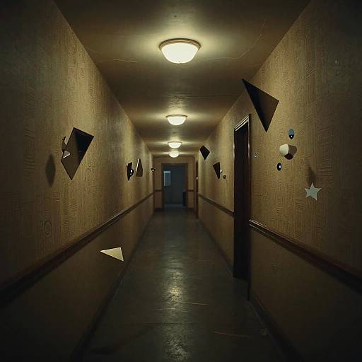 Surreal Weirdcore Endless Hallway