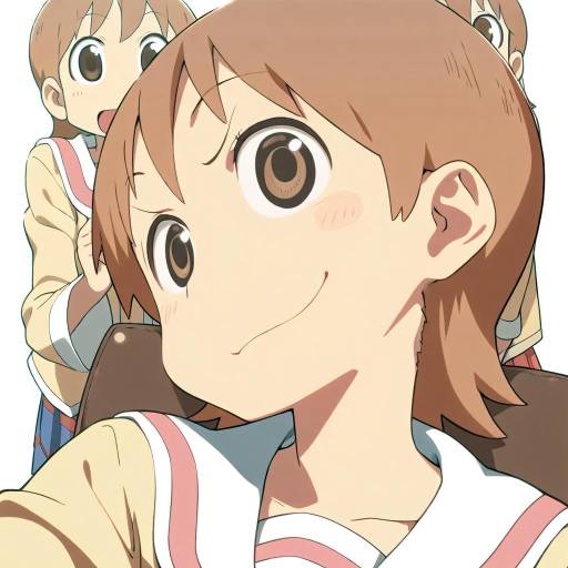 Illustration of Aioi yuuko, nichijou in the style of Yuuji (and)