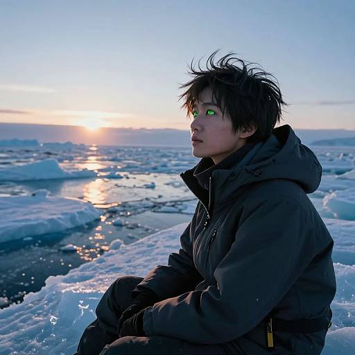 Photorealistic Arctic Adventurer Portrait