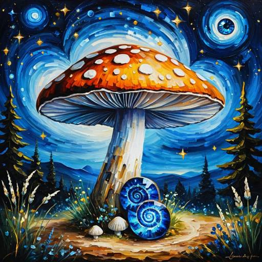 Magical Selene: An Afremov Inspired Scene Magical Selene: An Afremov Inspired Scene