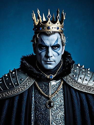 Realistic One Night King Portrait