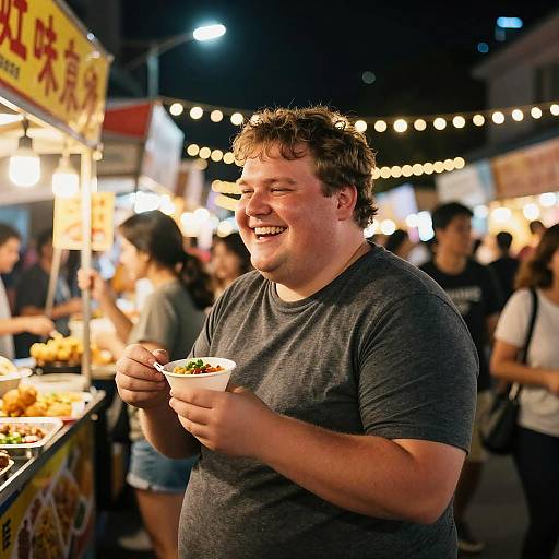 Lively Street Food Festival Joy