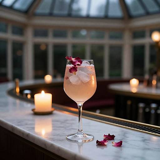 Candlelit Victorian Conservatory Gin Fizz