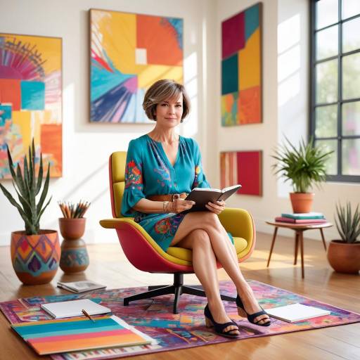 Captivating Portrait of Artistic Bohemian Woman Captivating Portrait of Artistic Bohemian Woman