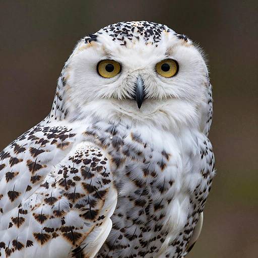 Majestic Snowy Owl Portrait Art