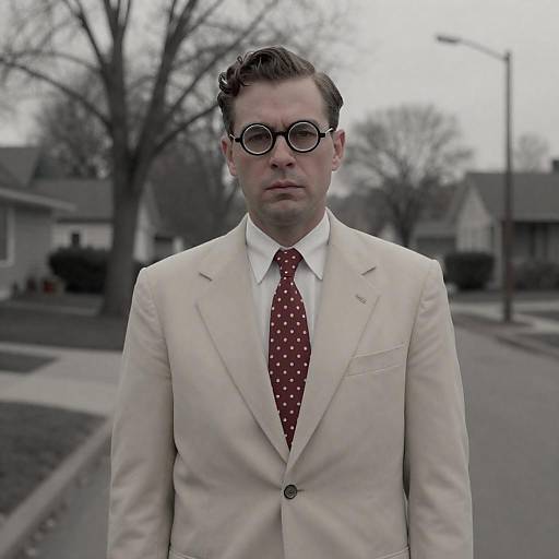 Vintage Elegance in Suburban Shadows