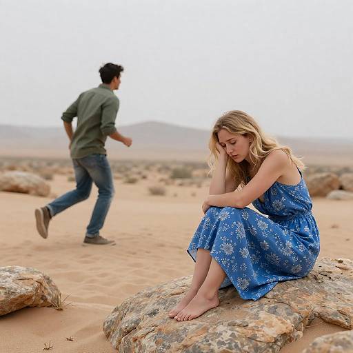 Melancholy Desert Encounter