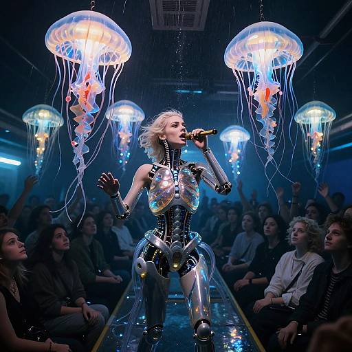 Glass-Lung Cybernetic Opera in Submerged Hall