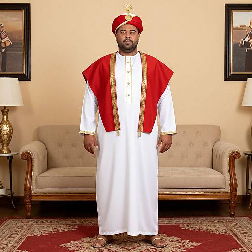 Plus Size Jafar Costume Man