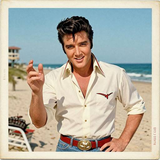 Elvis Presley Vintage 1940s Postcard