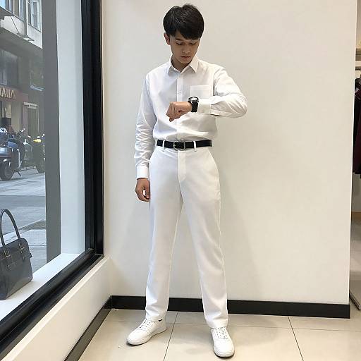 Male Fashion Boutique Full Body Portrait