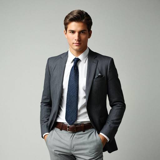 Young Man in Formal Business Suit