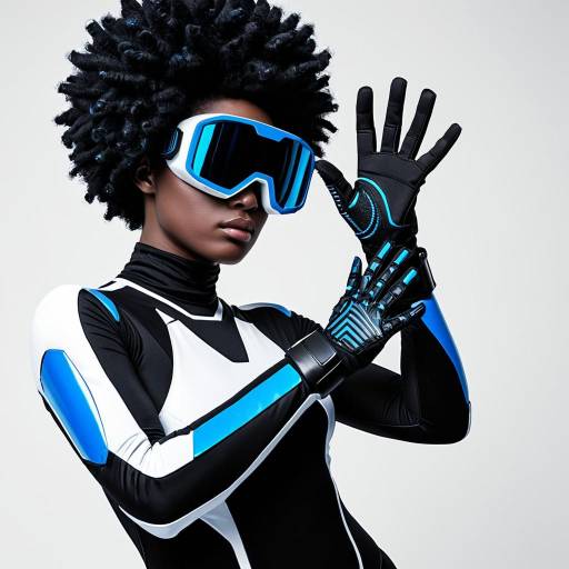 Futuristic Sexy Cosplay of Glitch Techs