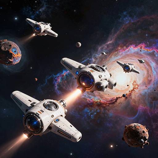 Dynamic Bobiverse Fleet in Space